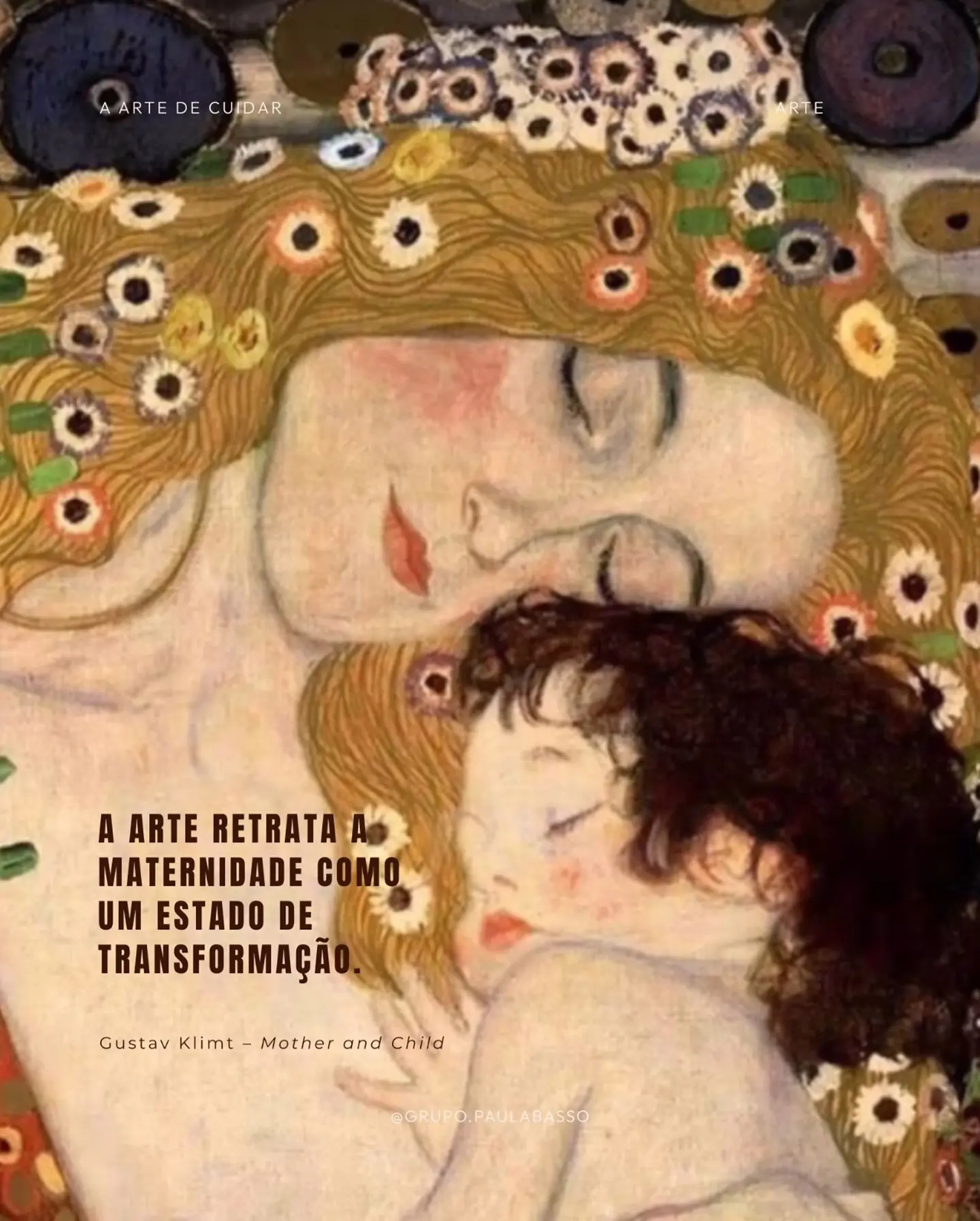 Obra de arte representando maternidade, transformação e as mudanças vividas ao longo da vida.